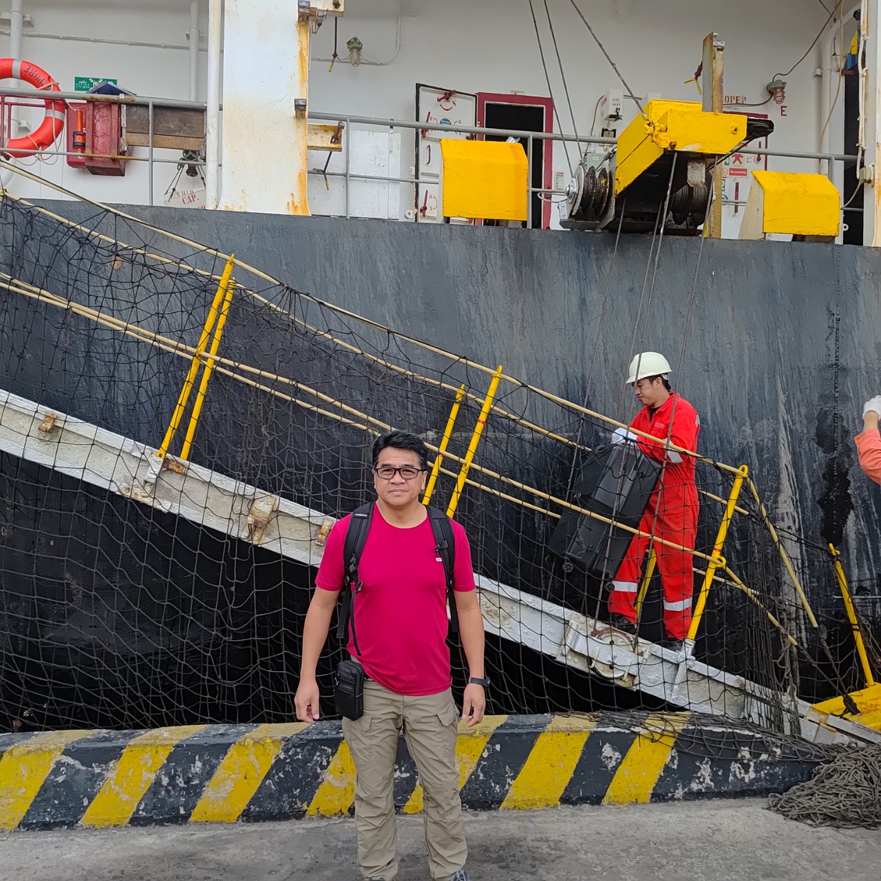 Final crew handover completion and departure support