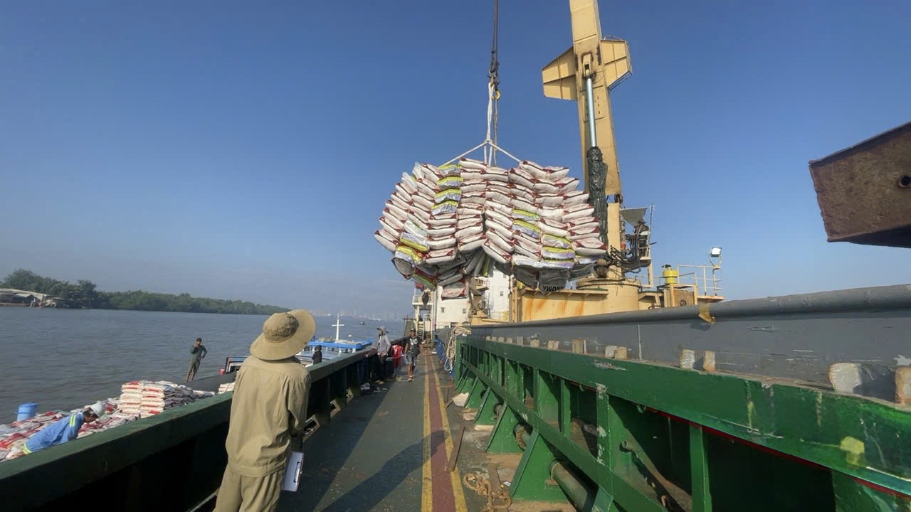 Securing materials prepared for marine cargo operations
