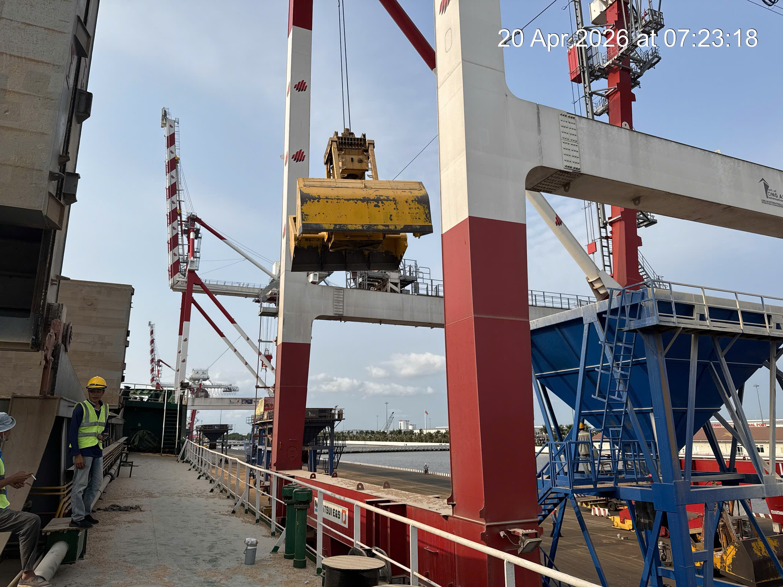 Marine agency operation with crew transfer support