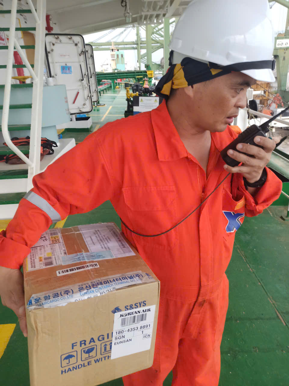 Final-mile spare parts delivery support